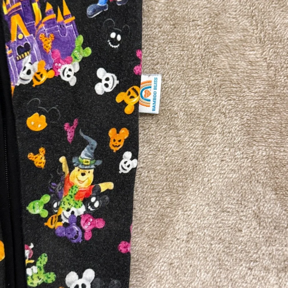Bamboo Bliss Halloween Disney Characters Bamboo Zip Sleeper 4T Black Multi